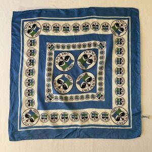 Vintage 1980 Lake Placid Official Olympics Ronnie the Raccoon Scarf ATYALON